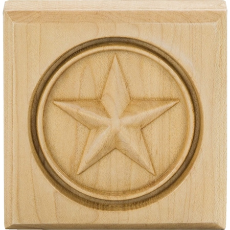 Hardware Resources Rubberwood, 3-1/2" H, 3-1/2" W, Unfinished SROS2RW